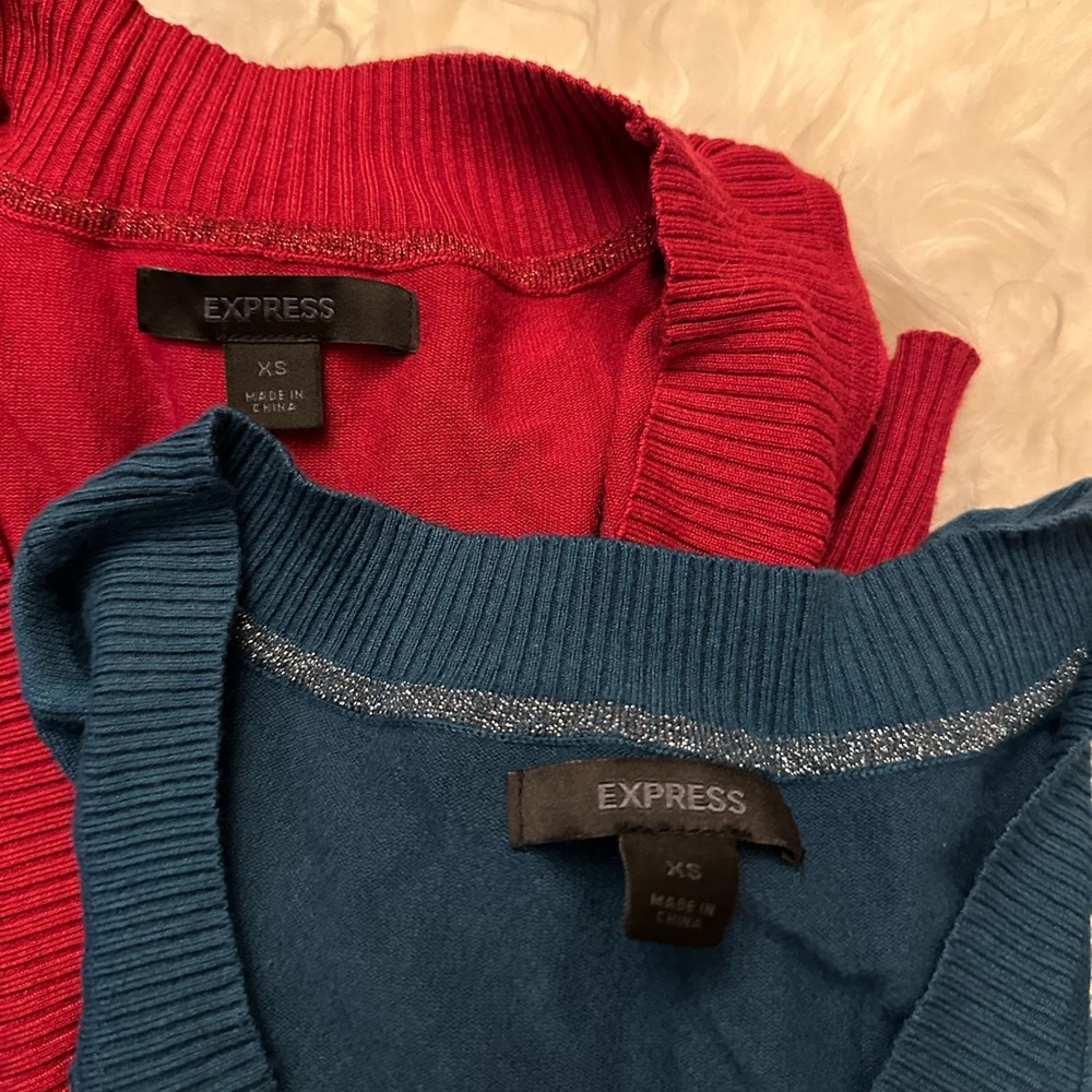 Bundle Of Two Express Vintage Sweaters - image 1